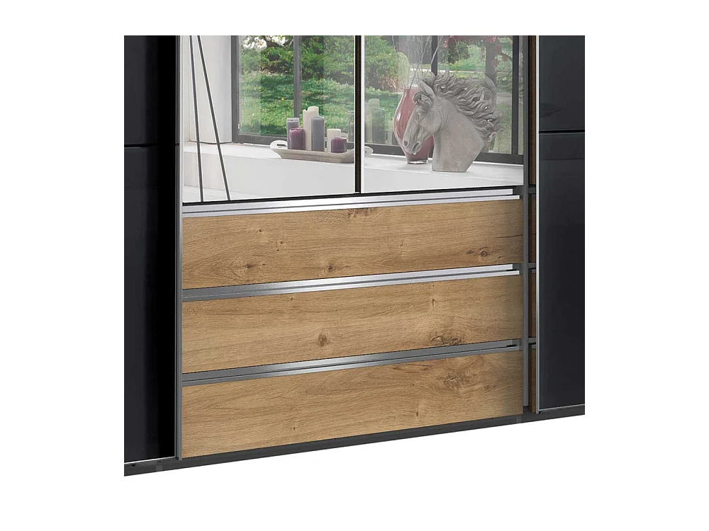 XL Schlafzimmerschrank mit Spiegeln Made in Germany 300 cm breit