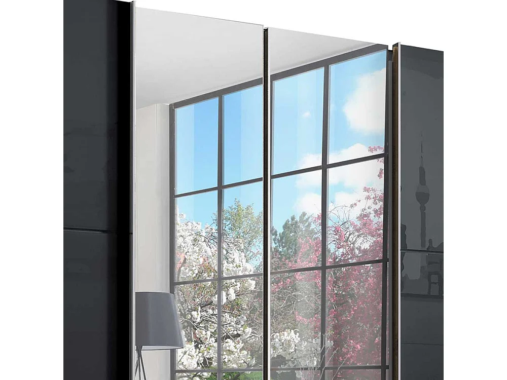 XL Schlafzimmerschrank mit Spiegeln Made in Germany 300 cm breit