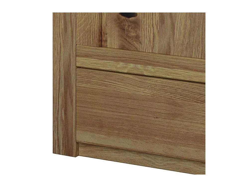 Kleiderschrank Massivholz Schlafzimmerkleiderschrank mit Spiegeln und Metallgriffen