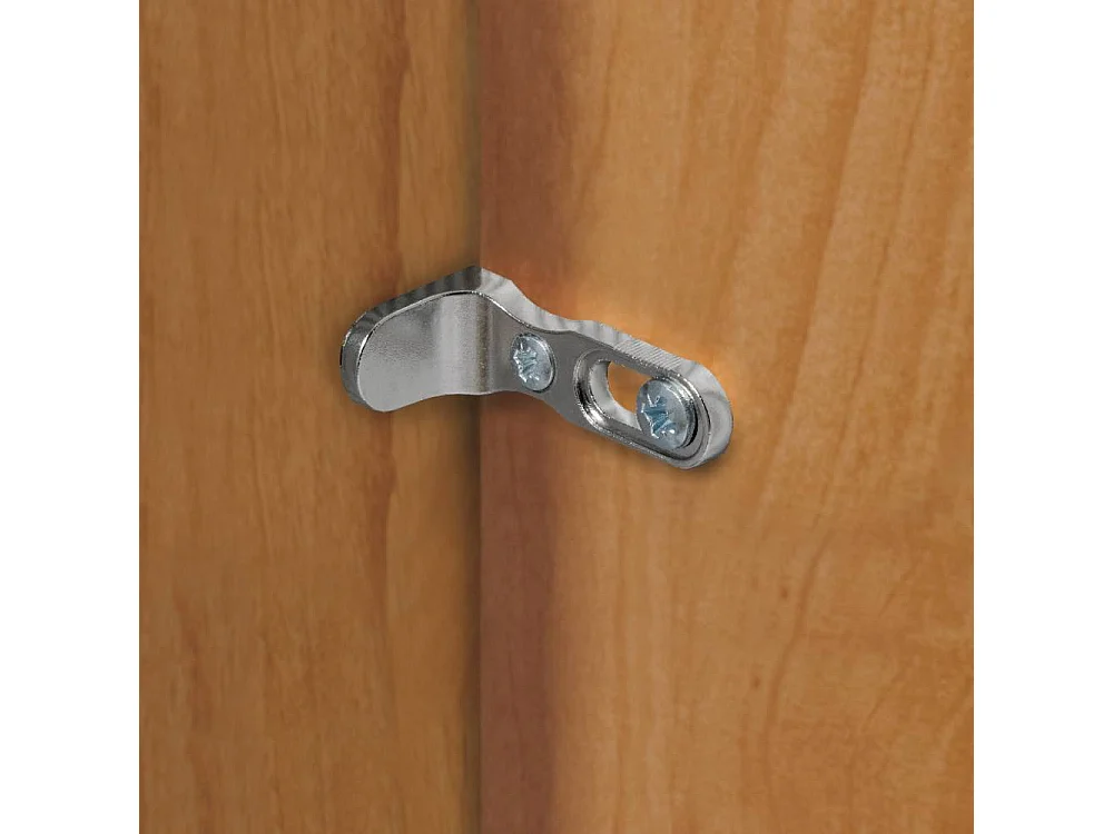 Kleiderschrank Moderner Schrank in Erlefarben und Weiß