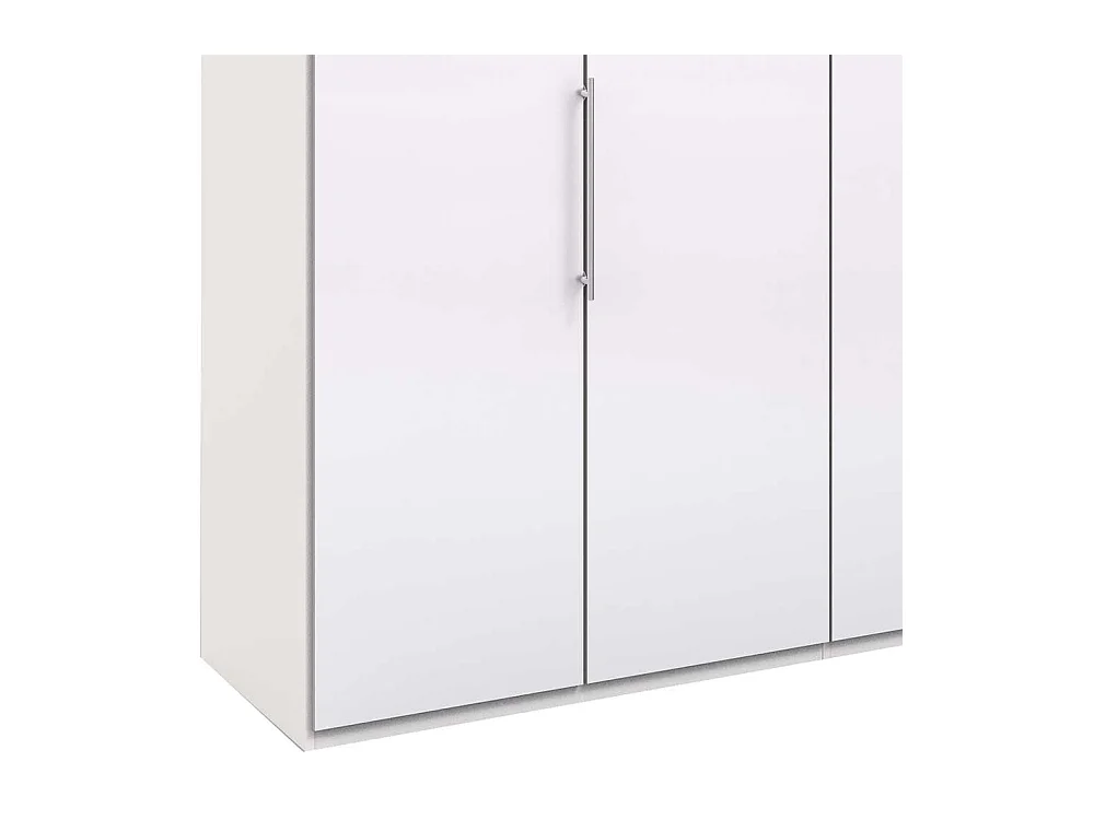 Panorama Kleiderschrank in Weiß glasbeschichtet Made in Germany