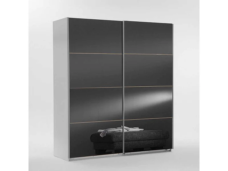 Schlafzimmerschrank mit Schiebetüren Weiß