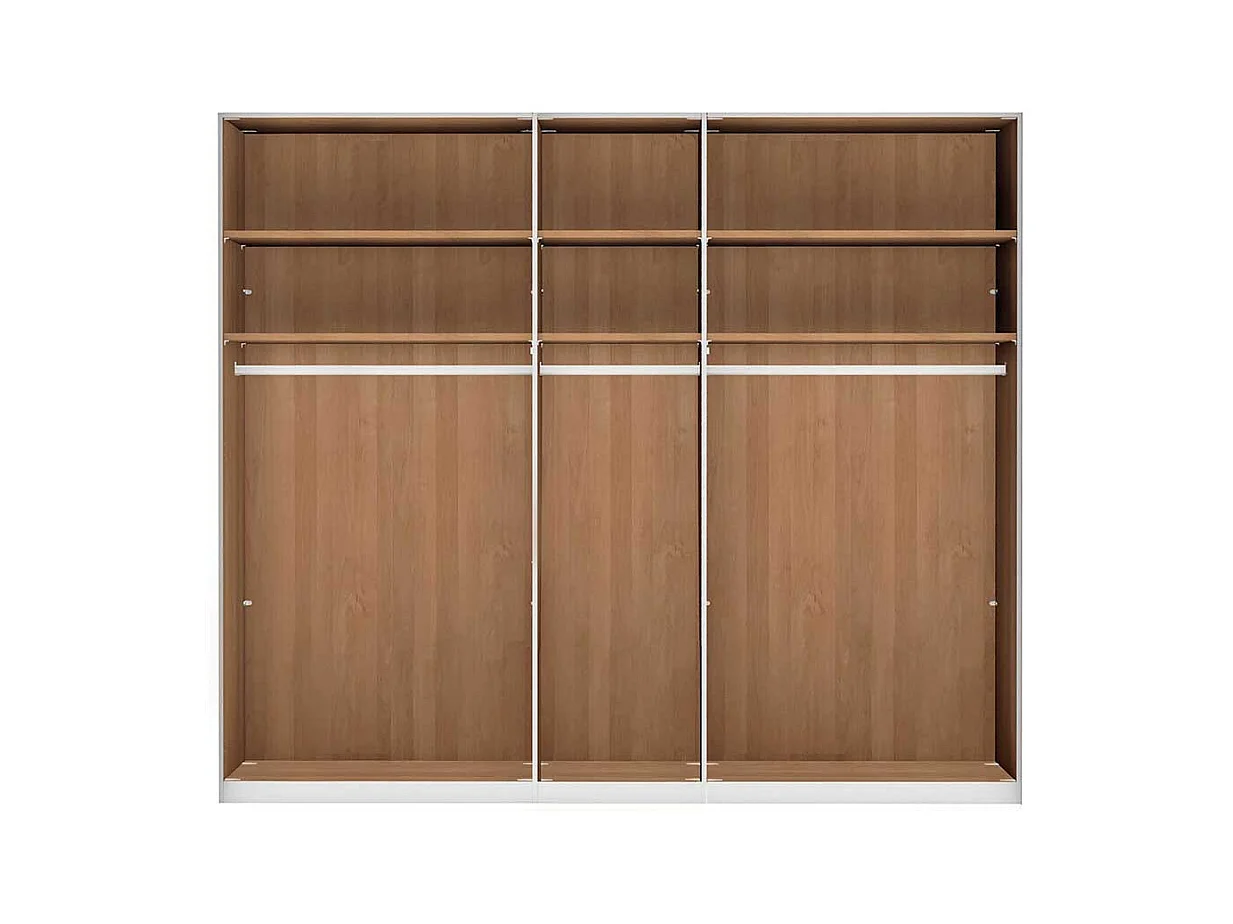 Drehtürenschrank 5-türig Eiche teilmassiv