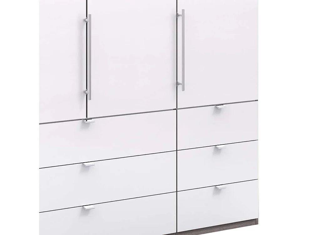 Kleiderschrank Jugendstil 2 türig mit Schubladen modern