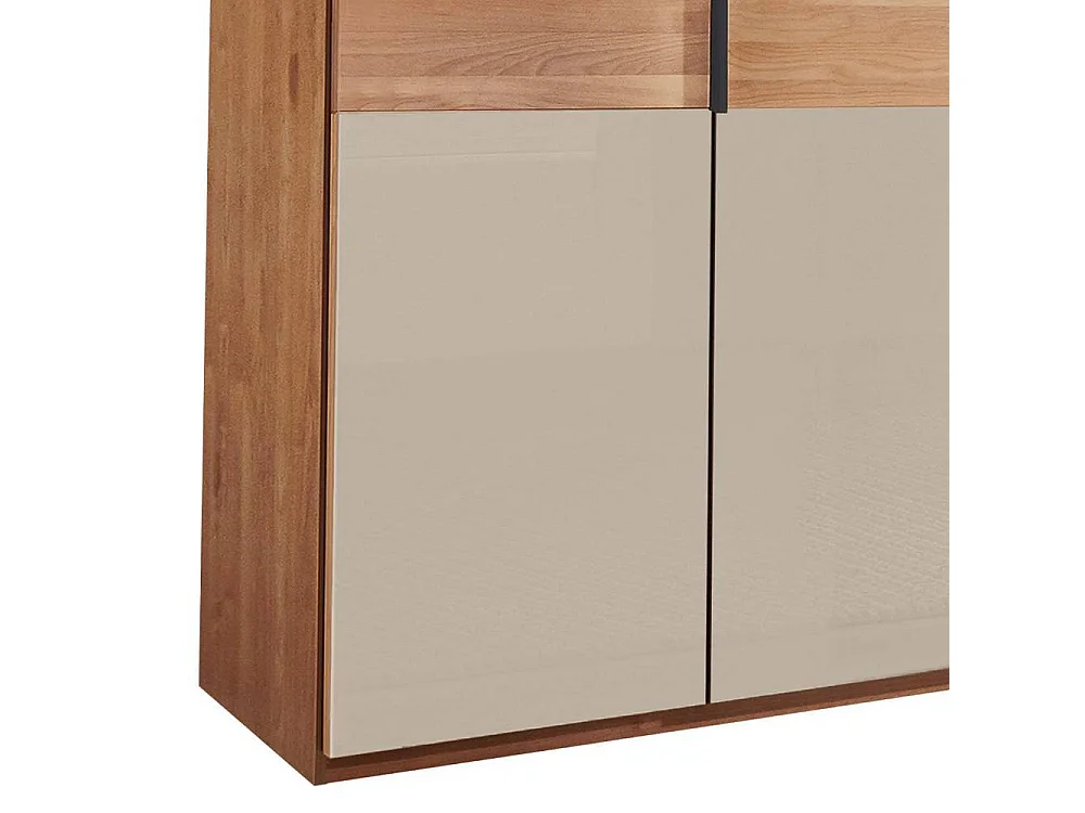 Kleiderschrankwand Schlafzimmerschrank 393 cm breit mit Drehtüren