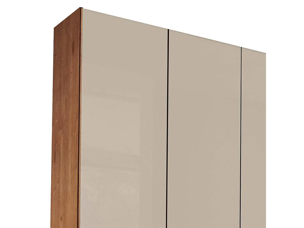 Kleiderschrankwand Schlafzimmerschrank 393 cm breit mit Drehtüren