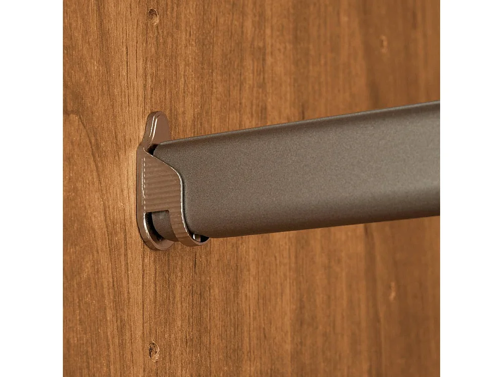 Kleiderschrankwand Schlafzimmerschrank 393 cm breit mit Drehtüren