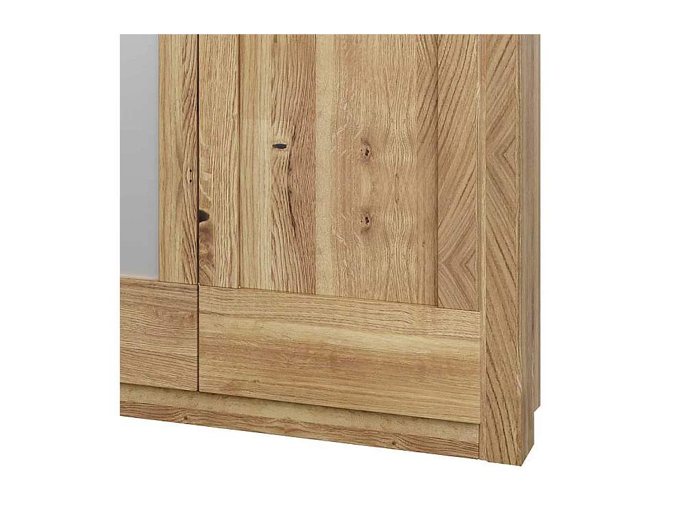 Schlafzimmerschrankwand in Asteichefarben 5 Spiegeltüren