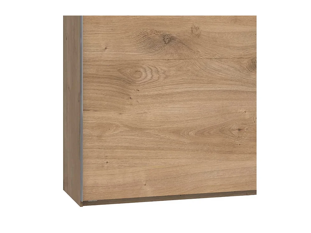 Kleiderschrank mit Schiebetüren in Plankeneiche NB Made in Germany