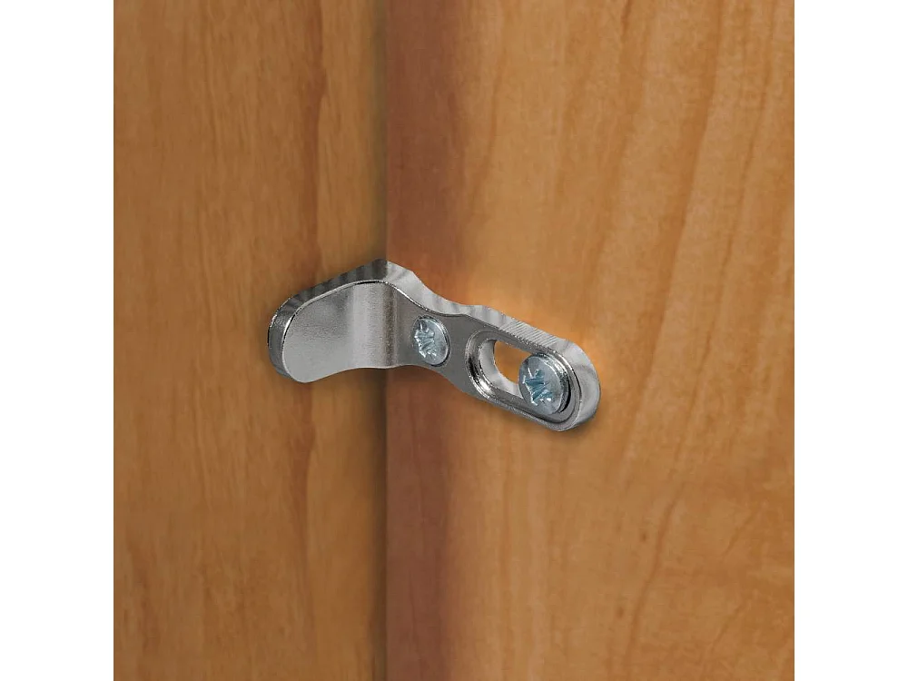 Kleiderschrank Drehtürenschrank in Erlefarben und Weiß