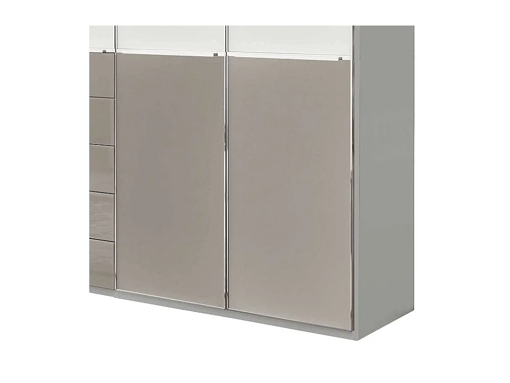 Schlafzimmerkleiderschrank Kleiderschrank Made in Germany mit zehn Schubladen