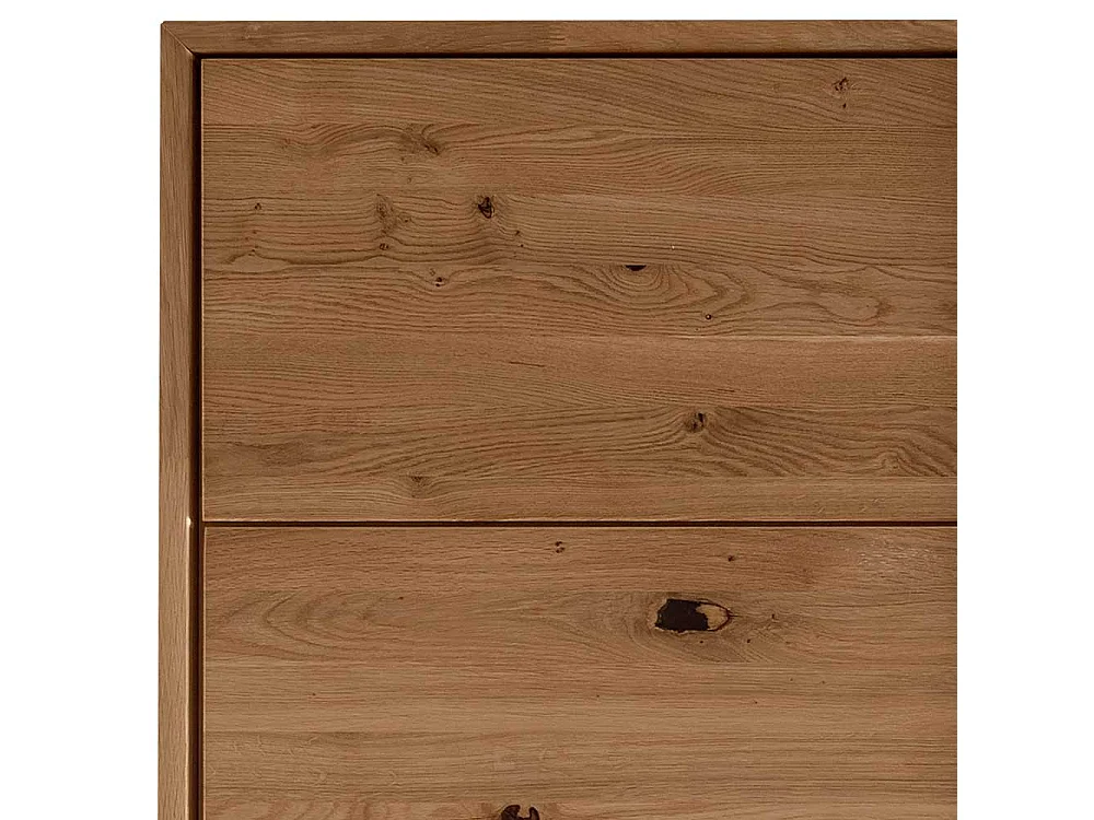 Kleiderschrank Wildeiche geölt Glas Anthrazit 219 cm hoch 245 cm breit