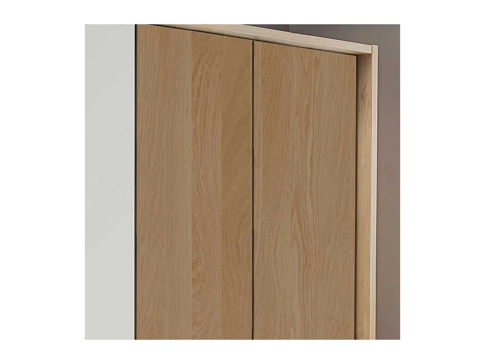 Drehtürenschrank 5-türig Eiche teilmassiv