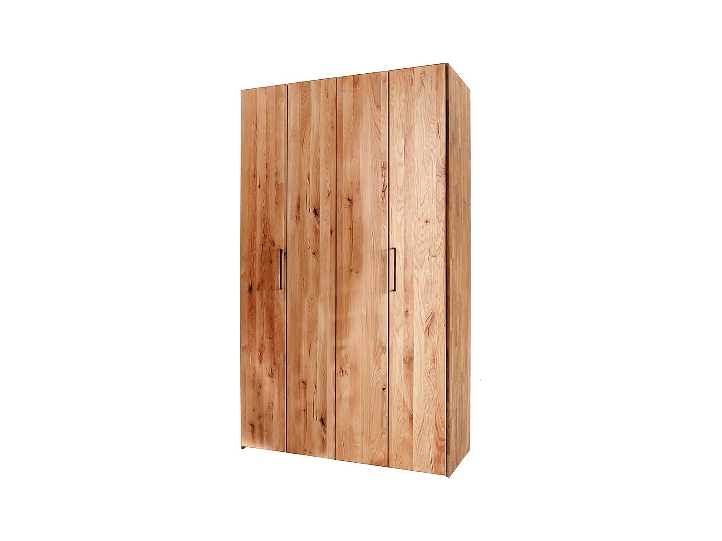 Schlafzimmerschrank mit 2 Falttüren Wildeiche Massivholz