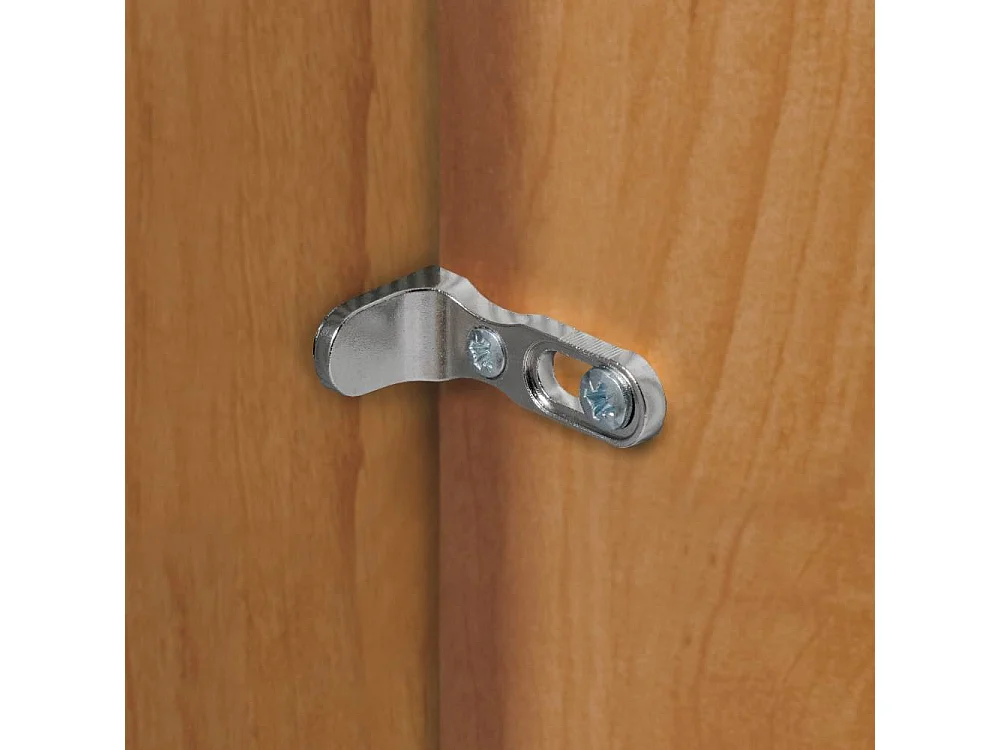 Spiegelschrank Schlafzimmerschrank in Erlefarben mit Metallgriffen