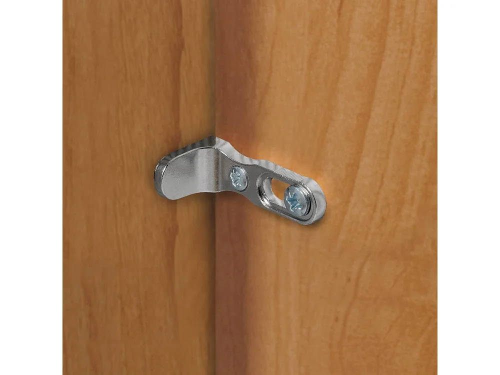 Drehtürenschrank Schlafzimmerschrank in Weiß und Erlefarben