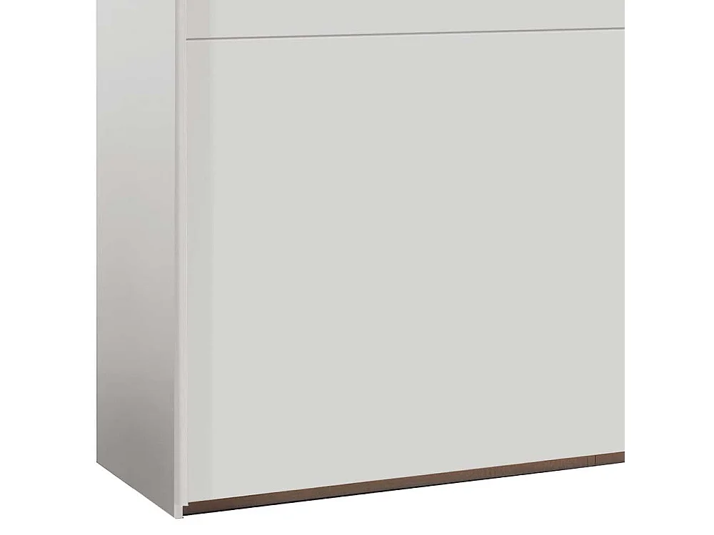 Kleiderschrank in Weiß Schwebetüren