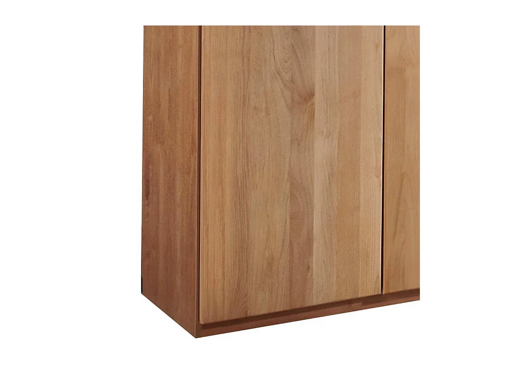 Kleiderschrank Holzschrank in Erlefarben teilmassiv