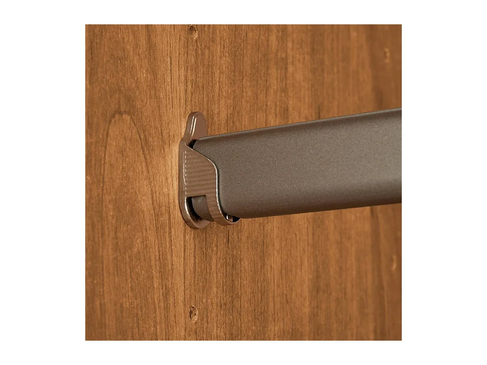 Kleiderschrank Holzschrank in Erlefarben teilmassiv