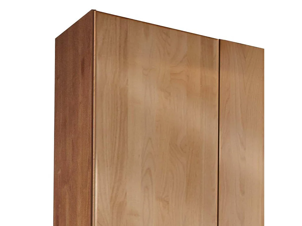 Kleiderschrank Holzschrank in Erlefarben teilmassiv