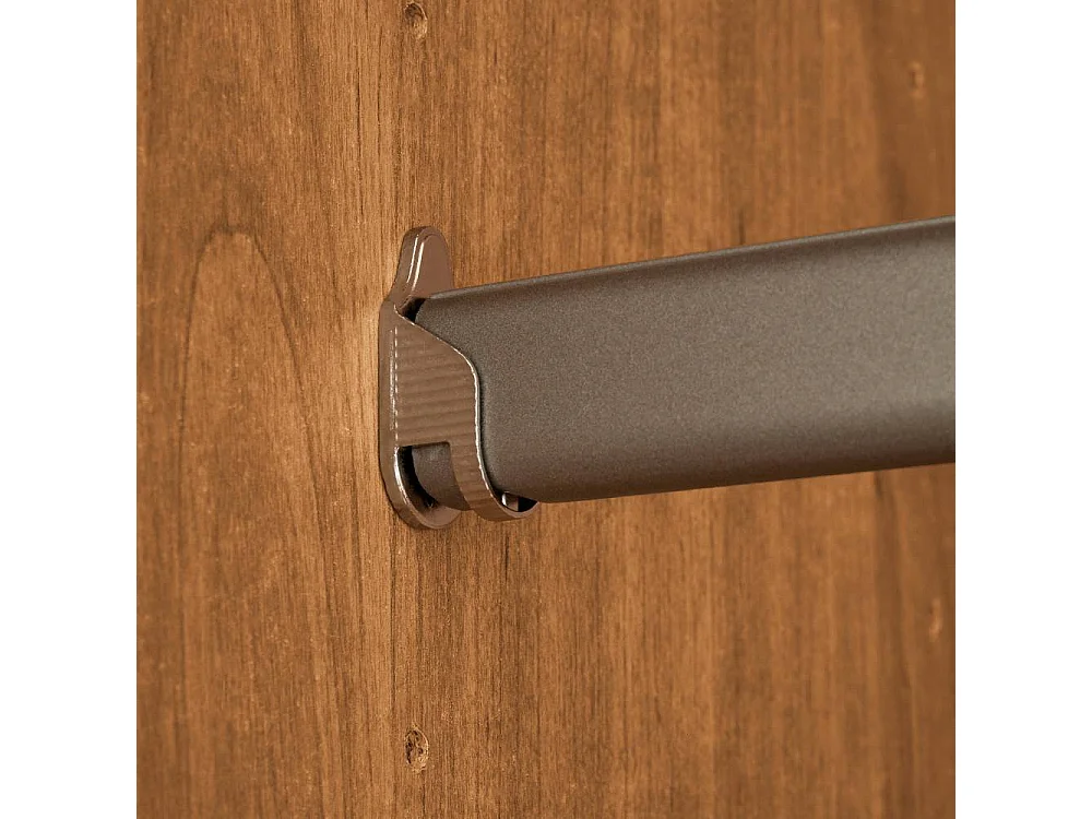 Kleiderschrank Holzschrank in Erlefarben teilmassiv