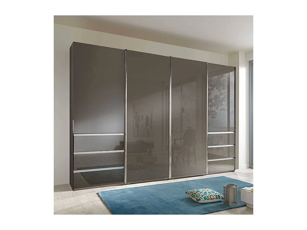 Kleiderschrank Schwebetüren in modernem Design Made in Germany