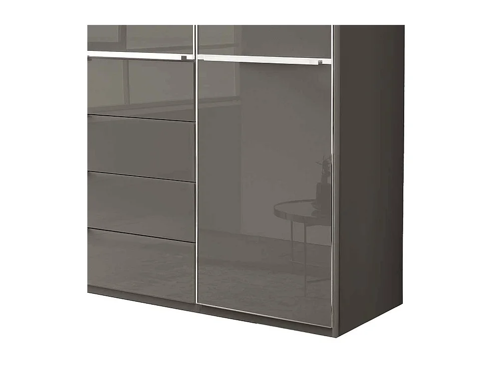 Kleiderschrank Schlafzimmerschrank mit vier Schubladen Made in Germany