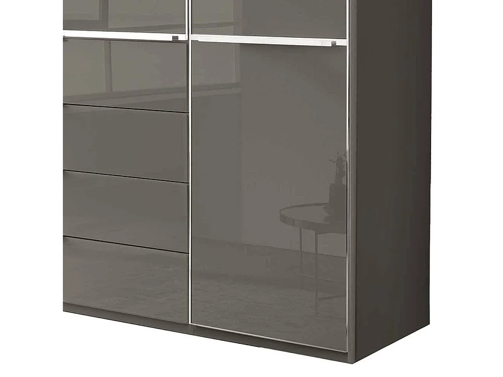 Kleiderschrank Schlafzimmerschrank mit vier Schubladen Made in Germany