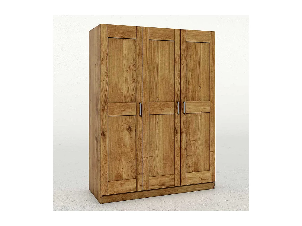 Schlafzimmerschrank in Wildeichefarben 3 türig