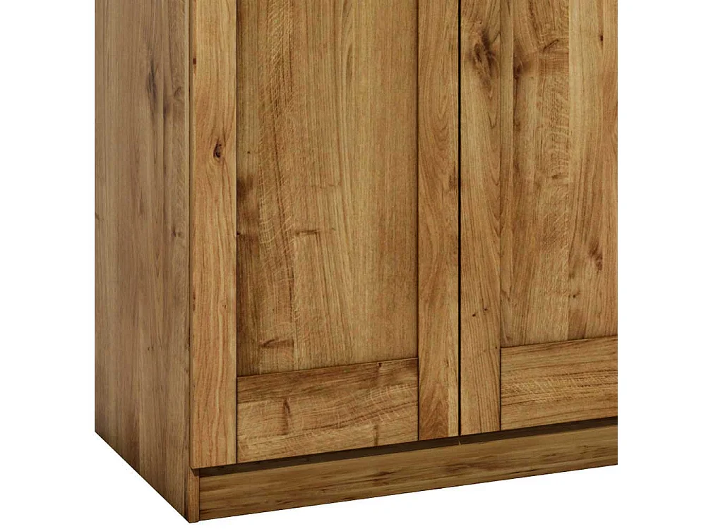 Schlafzimmerschrank in Wildeichefarben 3 türig