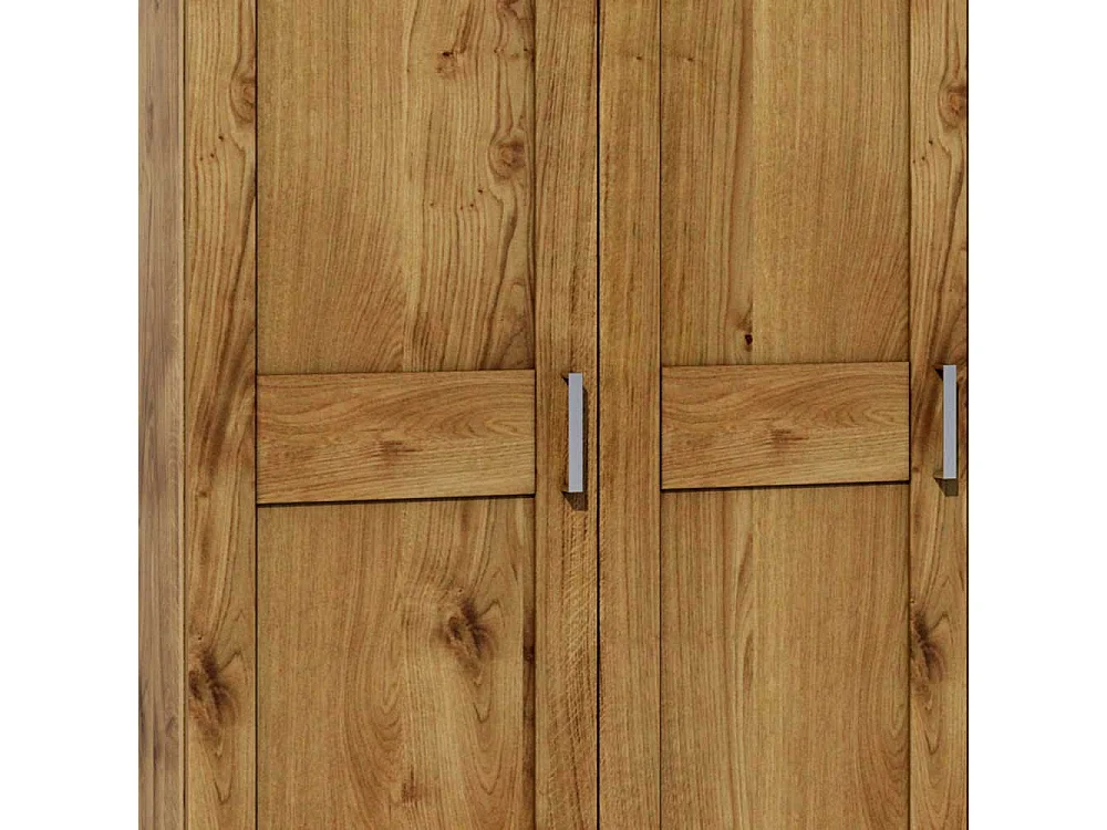 Schlafzimmerschrank in Wildeichefarben 3 türig