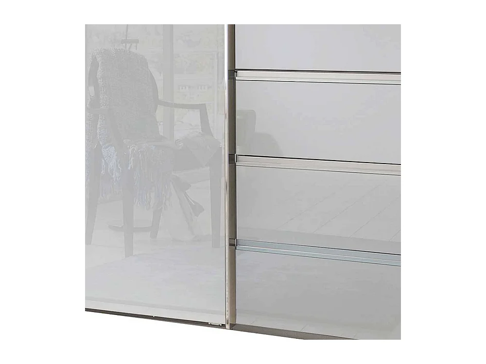 Kleiderschrank mit Schwebetüren sechs Schubladen