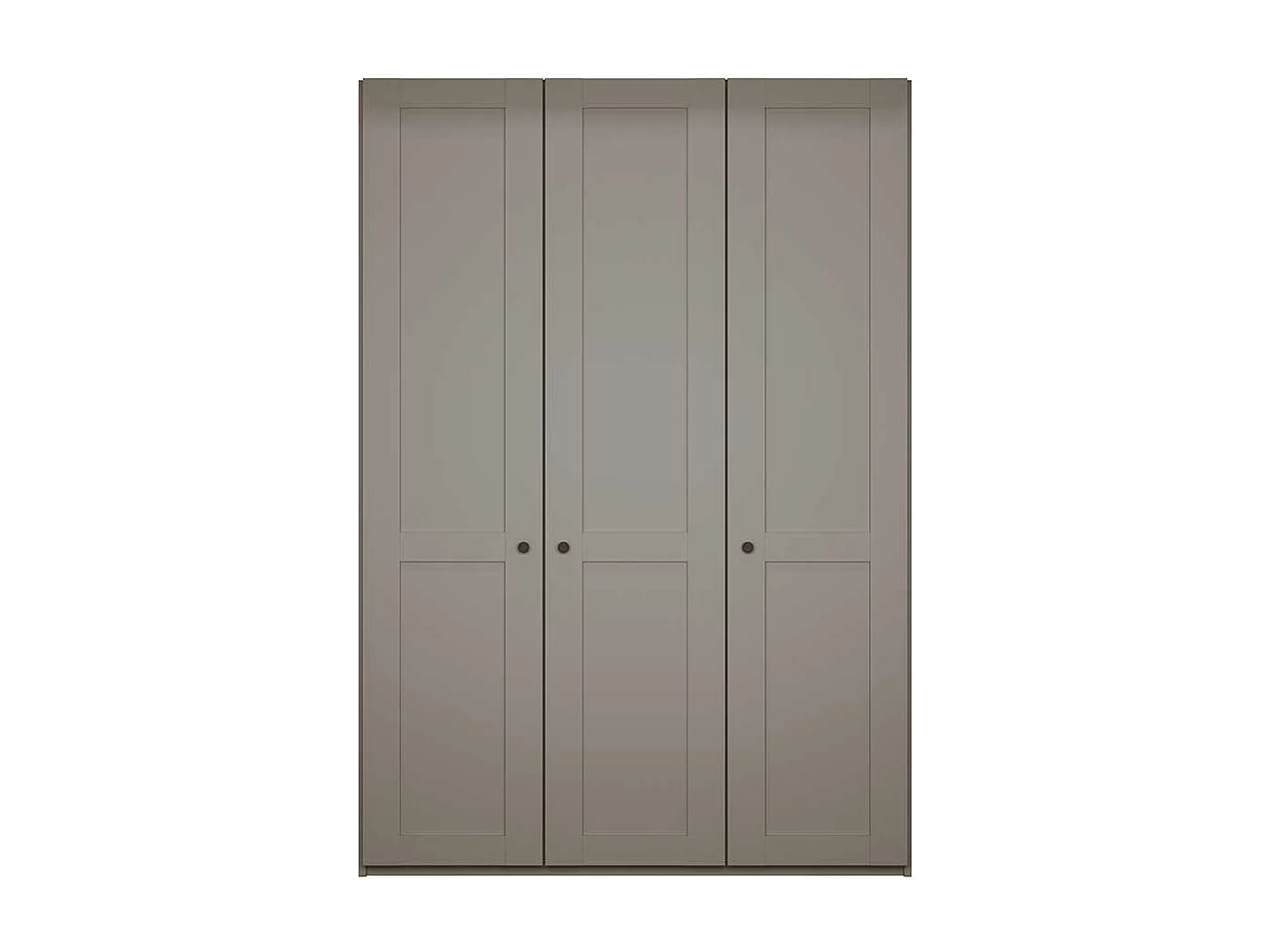 Drehtürschrank Landhaus modern in Hellgrau Made in Germany