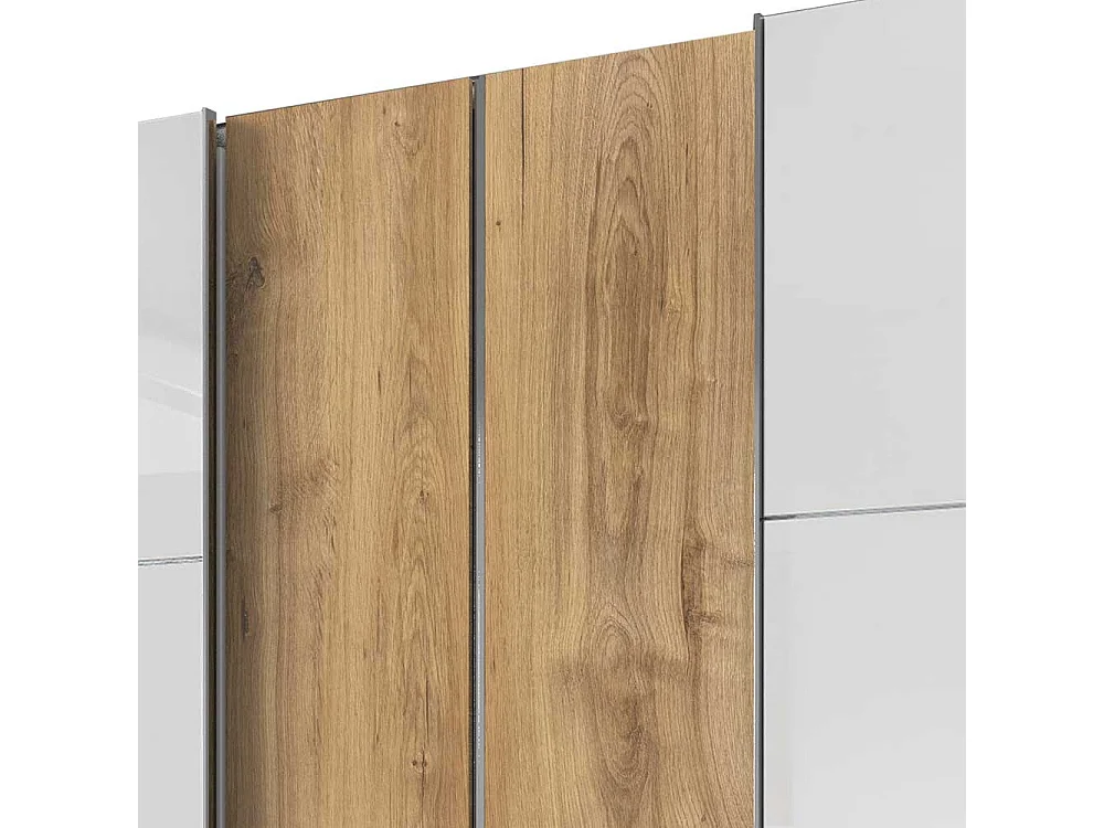 Kleiderschrank mit Schwebetüren und Drehtüren Made in Germany