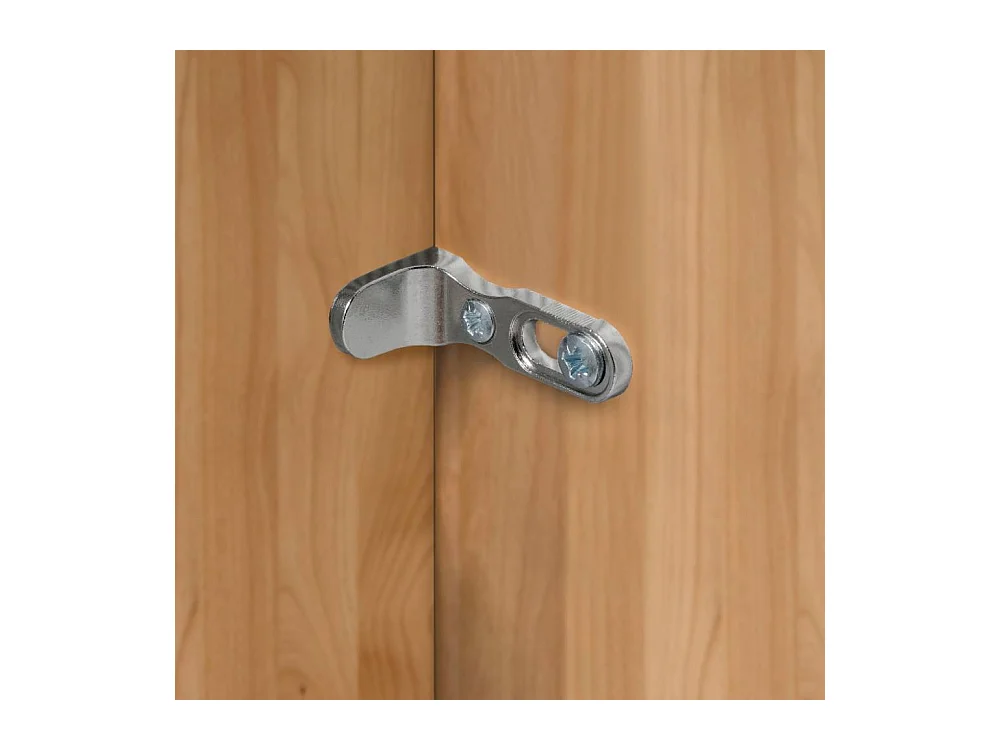 Kleiderschrank Drehtürenschrank in modernem Design 236 cm hoch