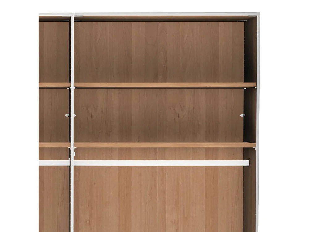Kleiderschrank Drehtürenschrank in modernem Design 236 cm hoch