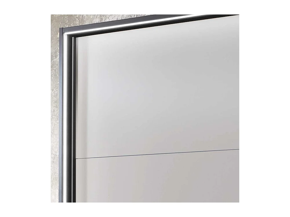 Schiebetüren Kleiderschrank in Hellgrau und Anthrazit Made in Germany