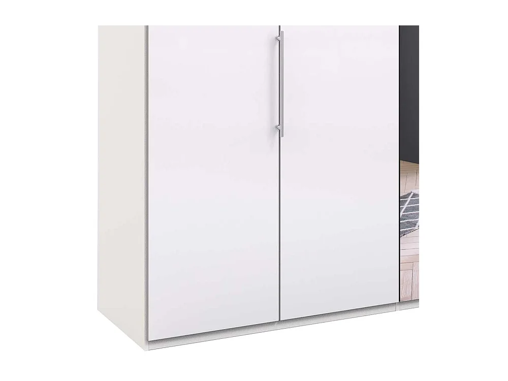 Falttürenschrank mit Spiegel modern