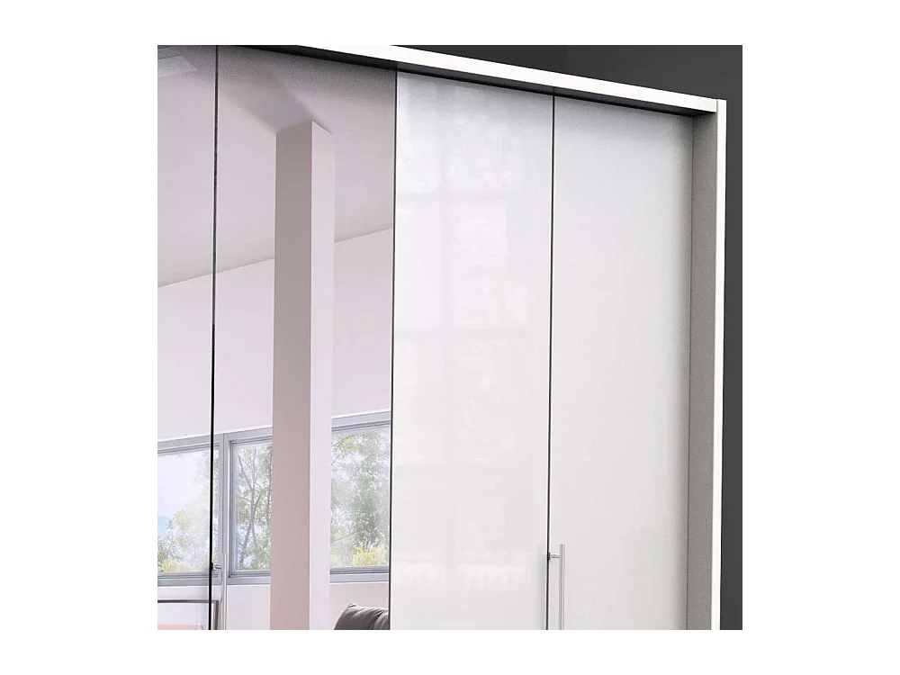 Falttürenschrank mit Spiegel modern