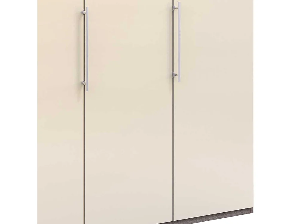 Moderner Kleiderschrank 2 türig glasbeschichtet