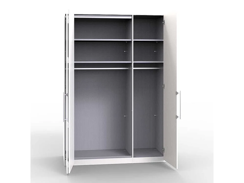 Moderner Kleiderschrank 2 türig glasbeschichtet