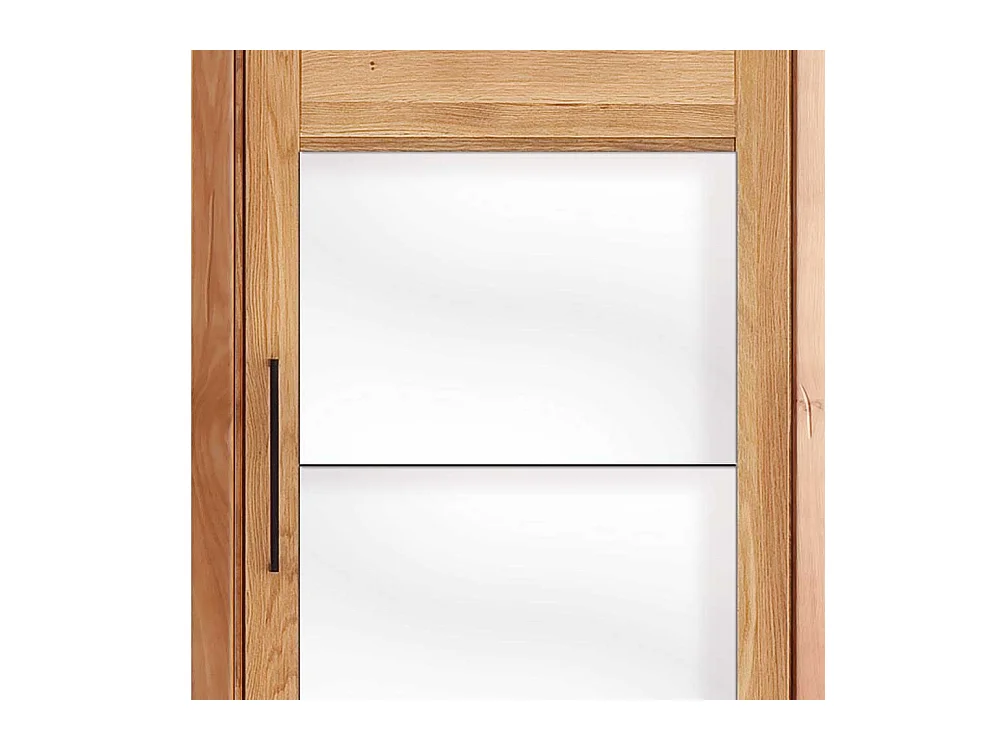 Kleiderschrank 1türig aus Wildeiche Massivholz 65 cm tief