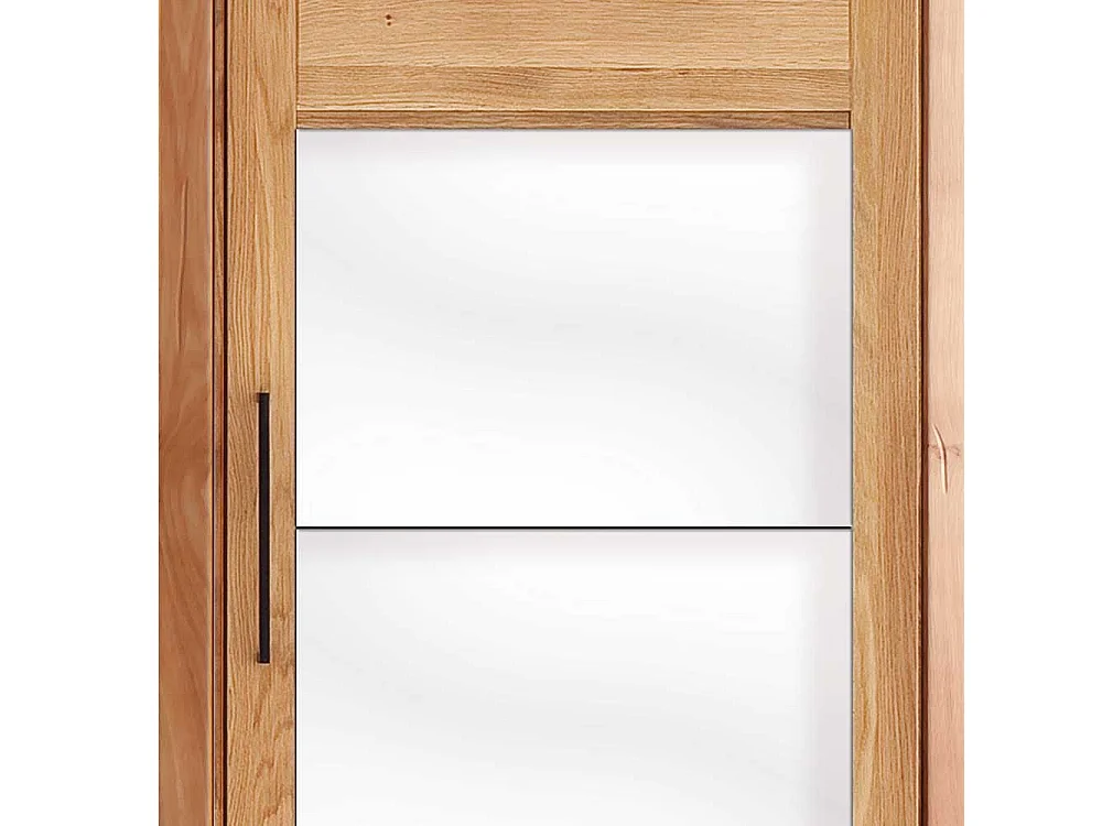 Kleiderschrank 1türig aus Wildeiche Massivholz 65 cm tief