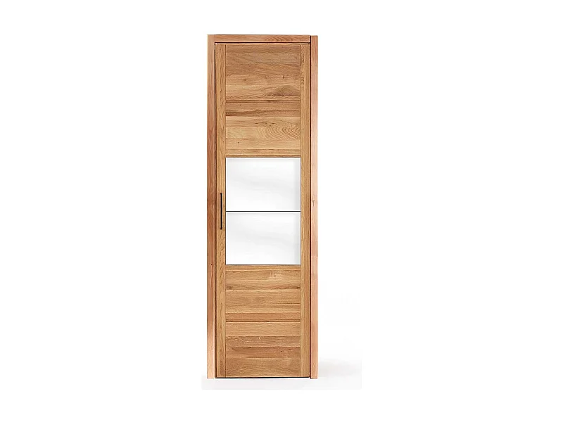 Kleiderschrank 1türig aus Wildeiche Massivholz 65 cm tief