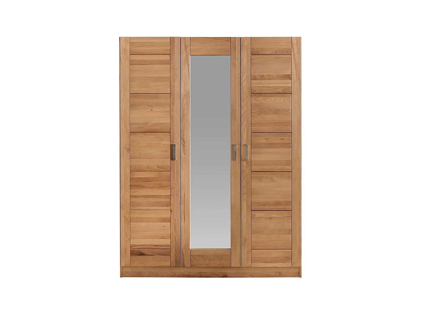 Drehtürenschrank aus Kernbuche Massivholz 205 cm hoch