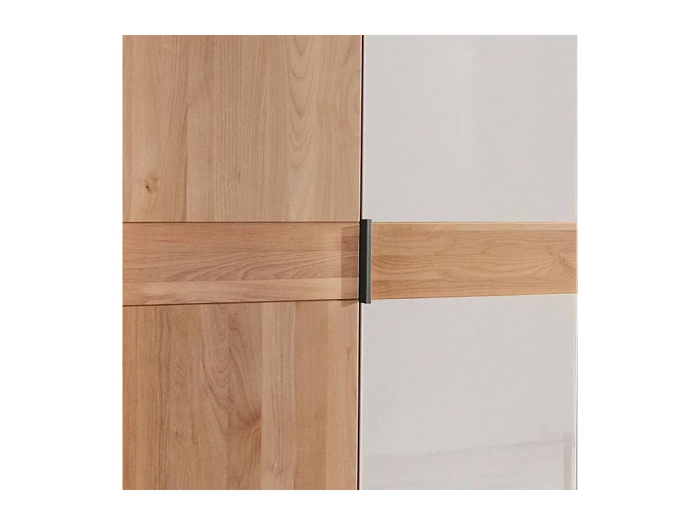 Kleiderschrank Drehtürenkleiderschrank 246 cm breit mit sechs Einlegeböden