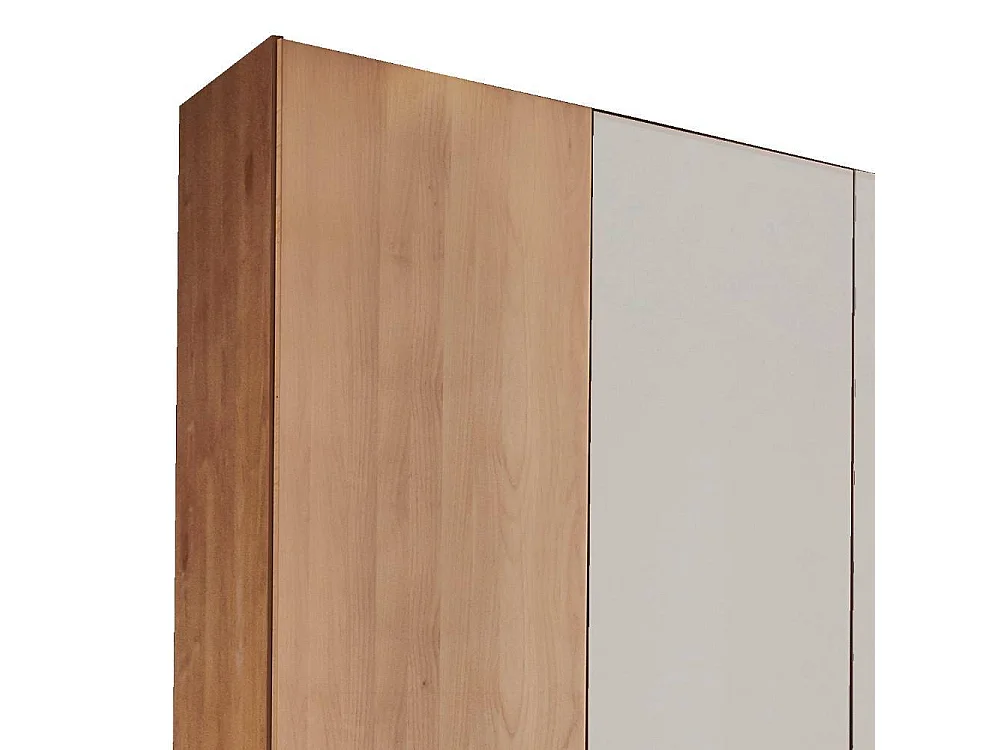 Kleiderschrank Drehtürenkleiderschrank 246 cm breit mit sechs Einlegeböden