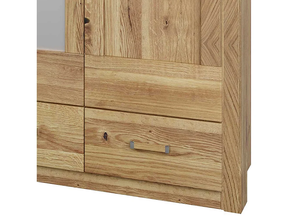 Kleiderschrank Wand 245 cm hoch sieben Drehtüren