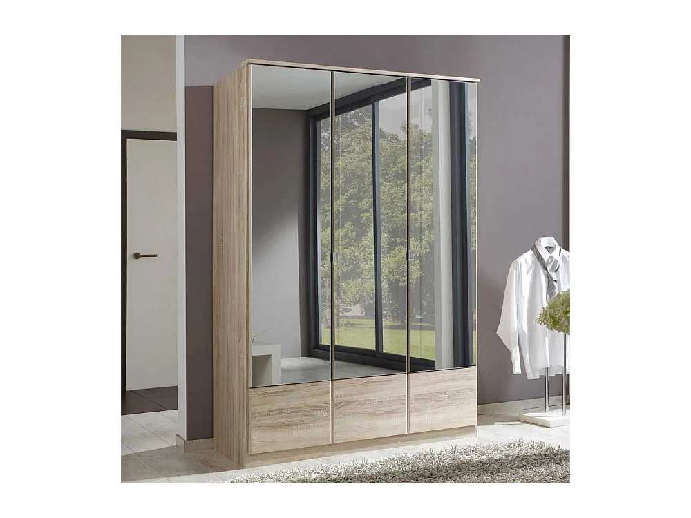 Schlafzimmerschrank mit Drehtüren Spiegeltüren