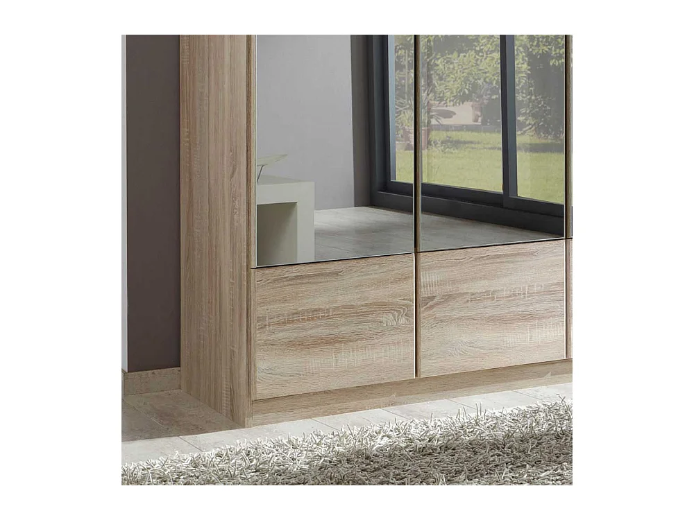 Schlafzimmerschrank mit Drehtüren Spiegeltüren